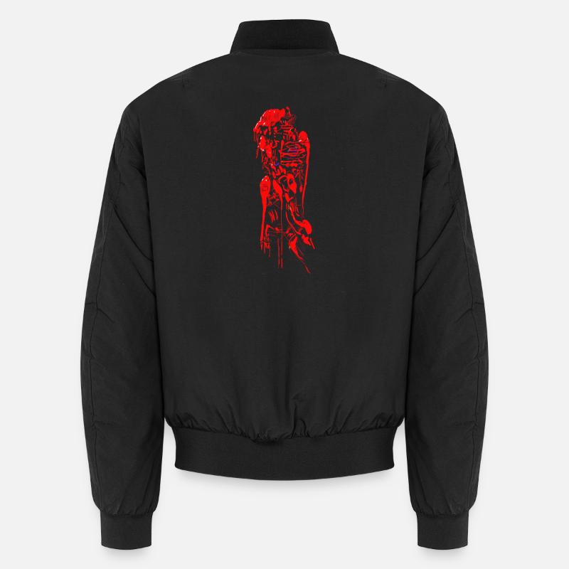 Alien Tribal - Sci-fi Horror  - Unisex Bomberjacke - Schwarz