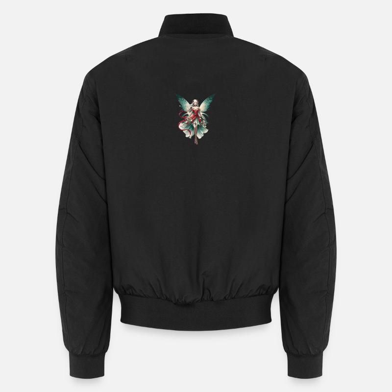 Noël - Fée - Bomber unisexe - noir