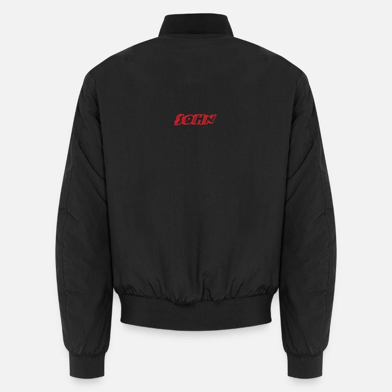 Son Retro Comic Letters Design Unisex Bomber Jacket