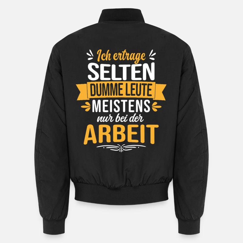 Funny saying for colleagues at work and office Unisex Bomber Jacket