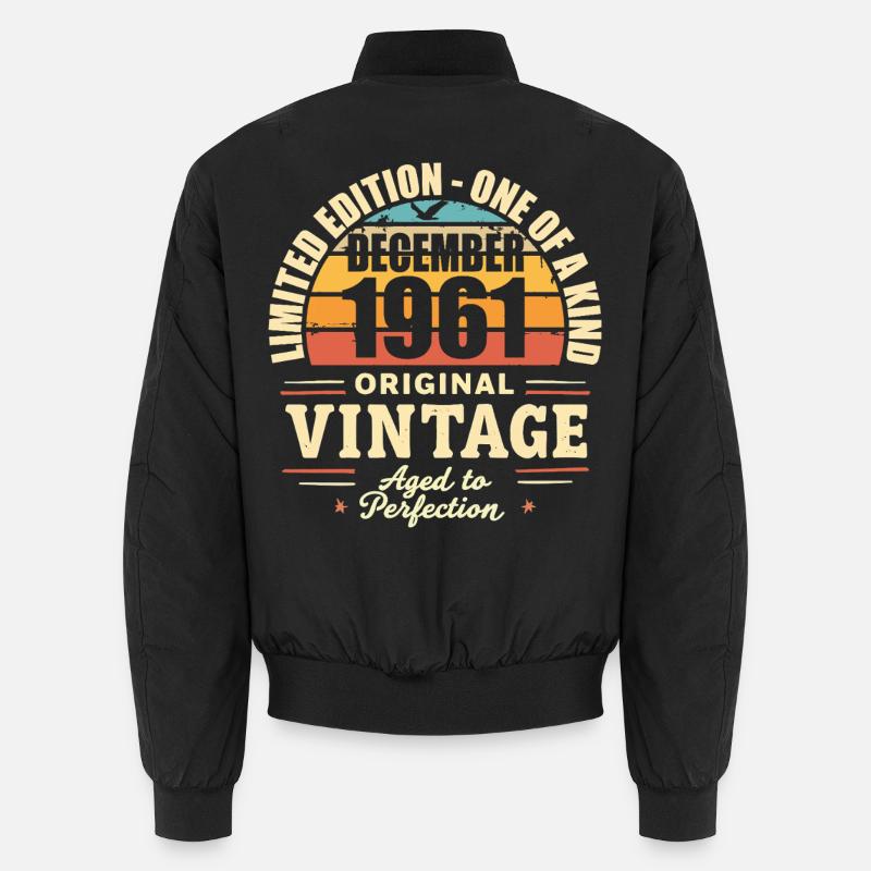 Geburtstagsfeier Dezember 1961 - Dezember 1961 Unisex Bomberjacke
