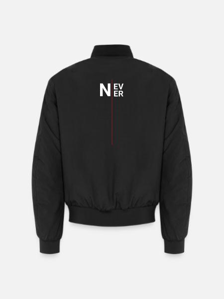 Null Bock, Never oder Ever? Kein Bock? - Unisex Bomberjacke - Schwarz