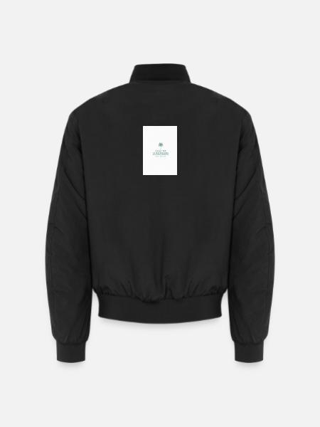 Bring mich irgendwohin – Logo - Unisex Bomberjacke - Schwarz