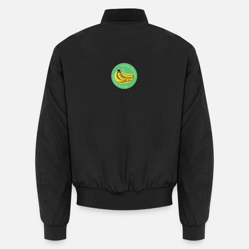 DDR Ostalgie | völlig Banane - Unisex Bomberjacke - Schwarz