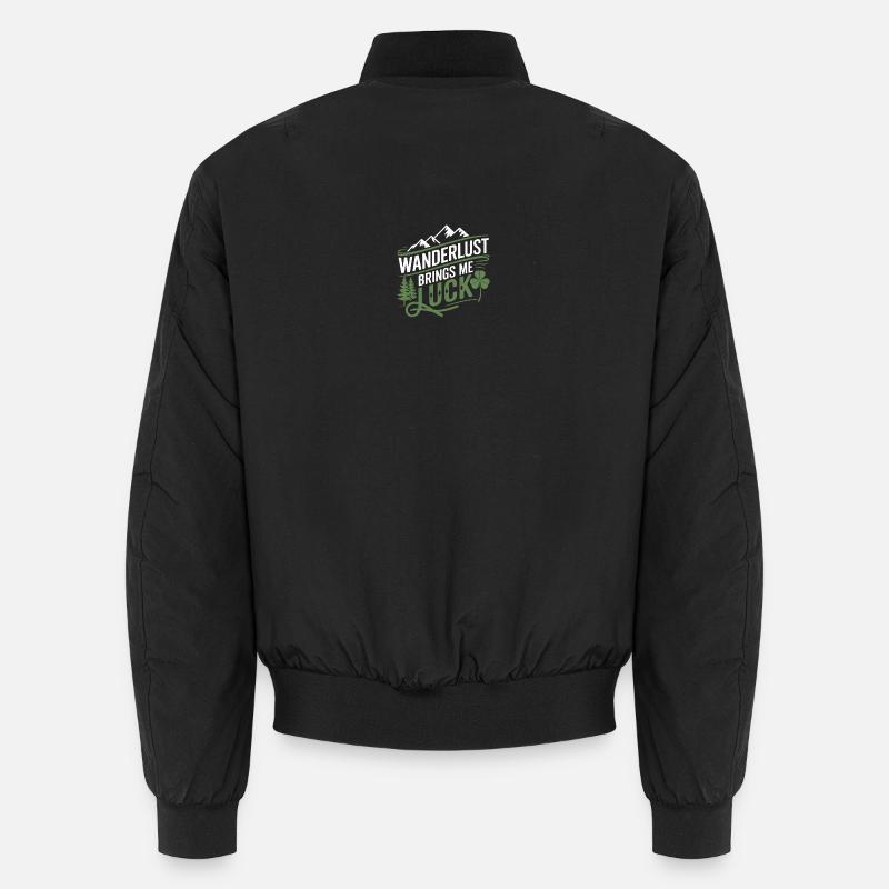 Fernweh bringt mir Glück Unisex Bomberjacke