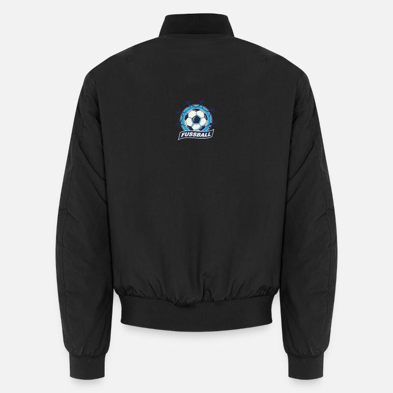 Fussball Kreis Emblem Dynamik Unisex Bomberjacke