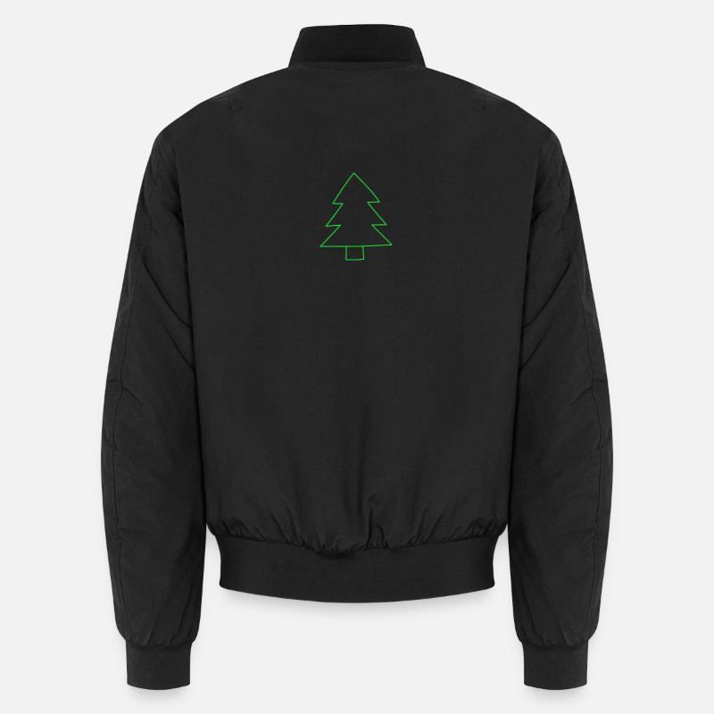 Arbre de Noël - Bomber unisexe - noir