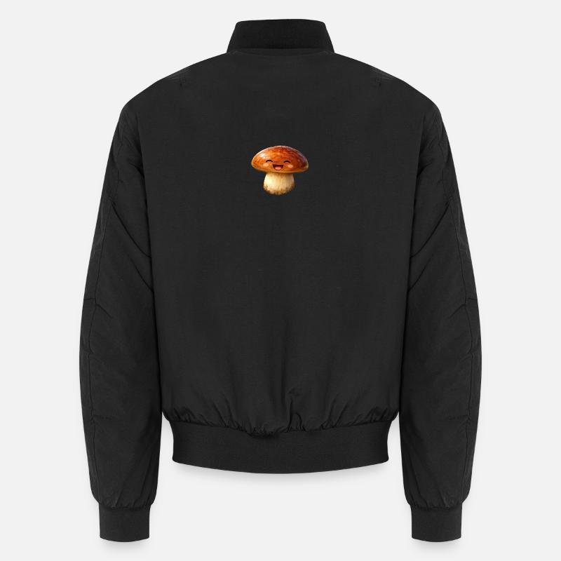 Champignon beurre de la taïga - Bomber unisexe - noir
