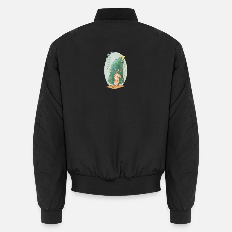 chat_sapin - Unisex Bomberjacke - Schwarz