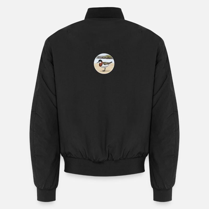 Odin's grouse Phalaropus lobatus - Unisex Bomber Jacket - black
