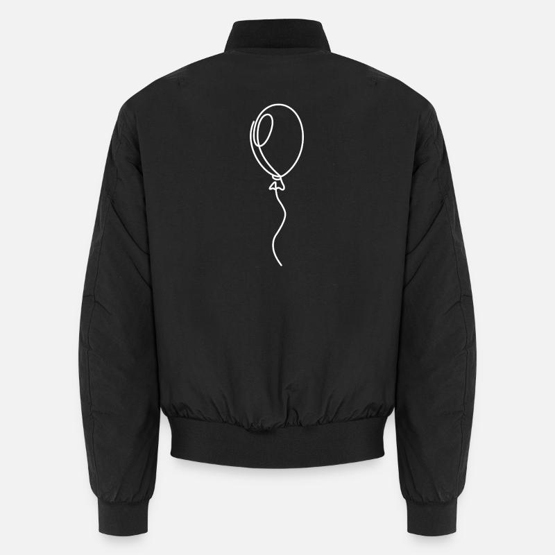 Balloon Sketch with String – Motif Unisex Bomber Jacket