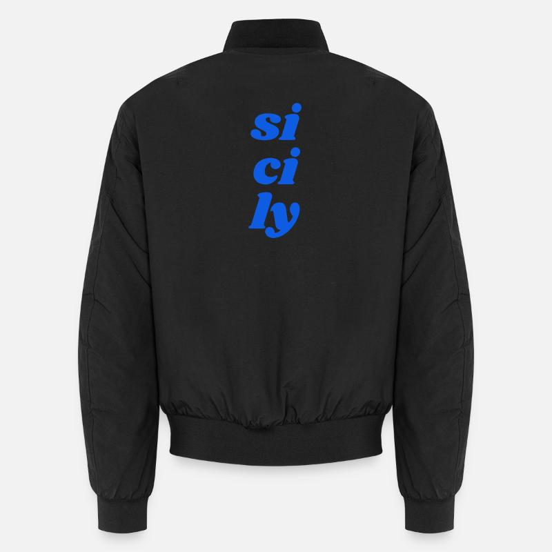 si ci ly - Unisex Bomber Jacket - black