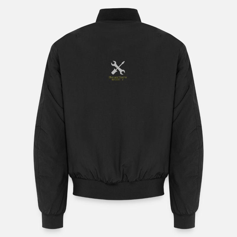 Reparier Mich Pixelwerkzeug - Unisex Bomberjacke - Schwarz