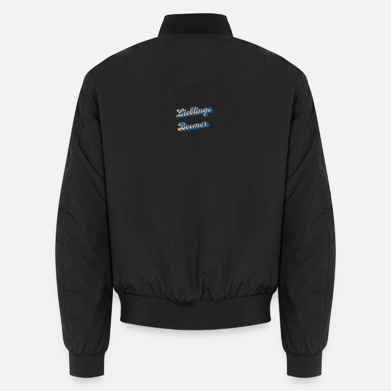 Liebings Boomer Script Logo - Bomber unisexe - noir