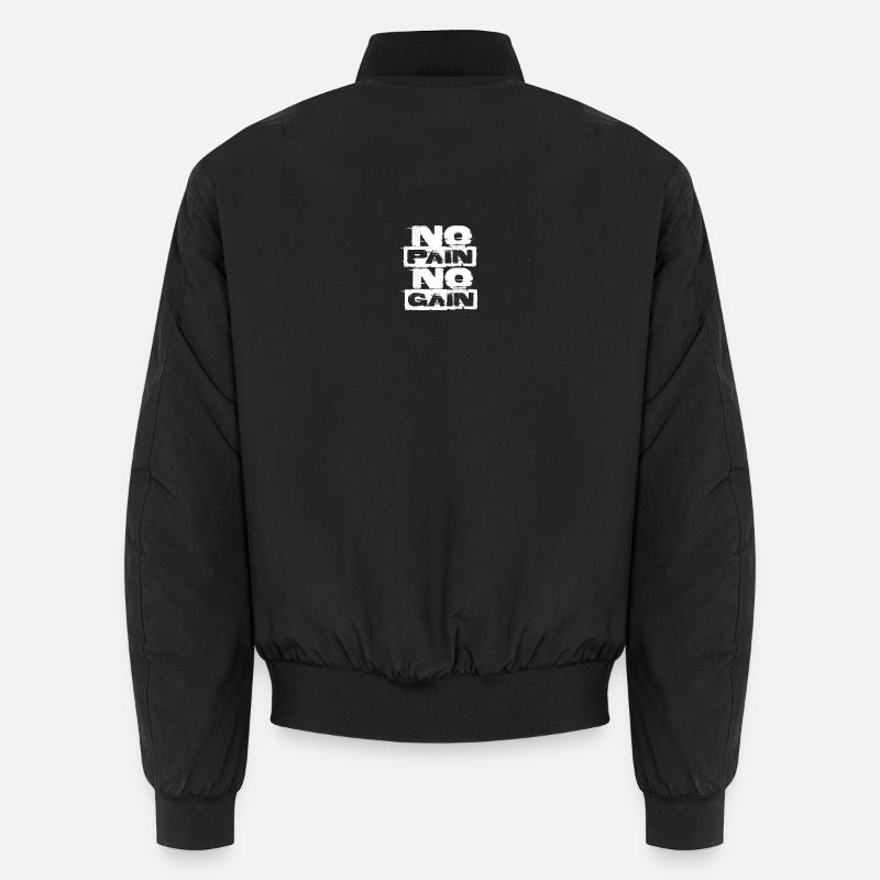 Ohne Fleiß kein Preis - Unisex Bomberjacke - Schwarz