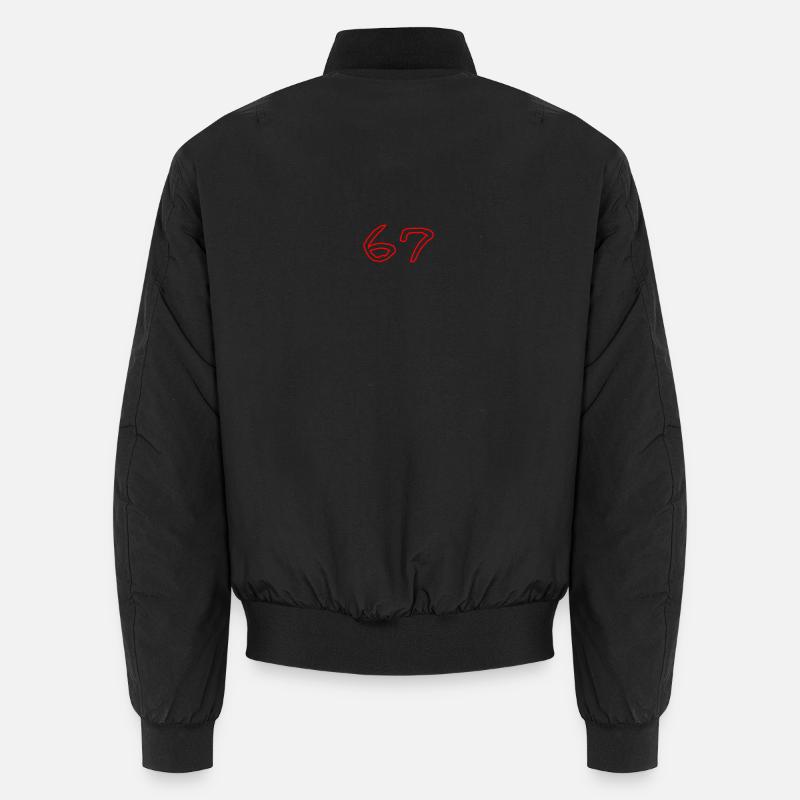 67 - Unisex Bomberjacke - Schwarz