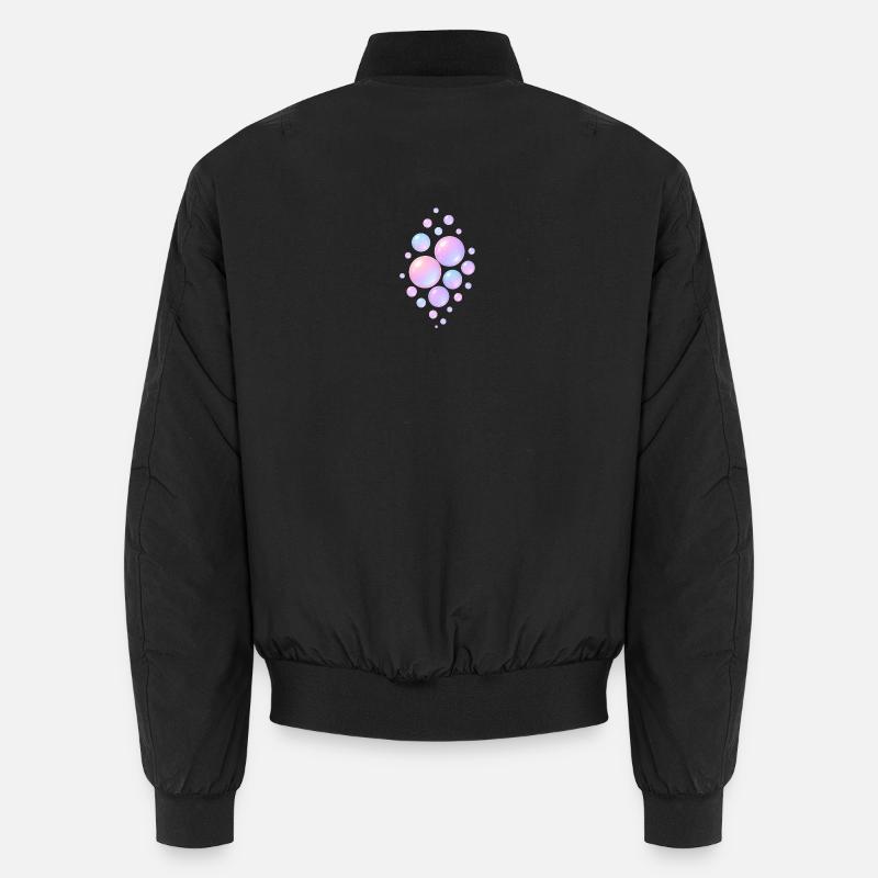 Dreamy Bubbles - Unisex Bomber Jacket - black