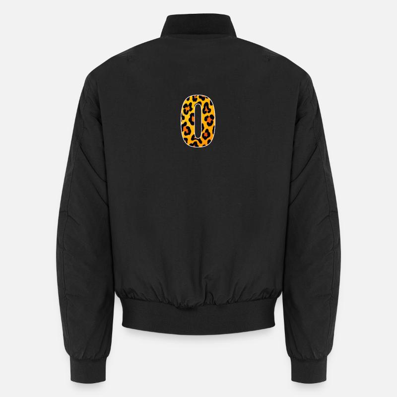 Leopard Zero Print - Bomber unisexe - noir
