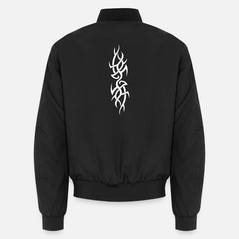 Flamme Tribale - Bomber unisexe - noir