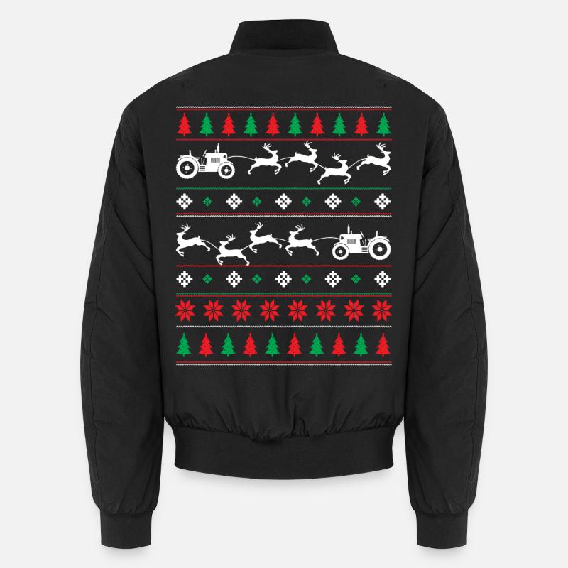 Farmer - ugly Christmas Unisex Bomber Jacket