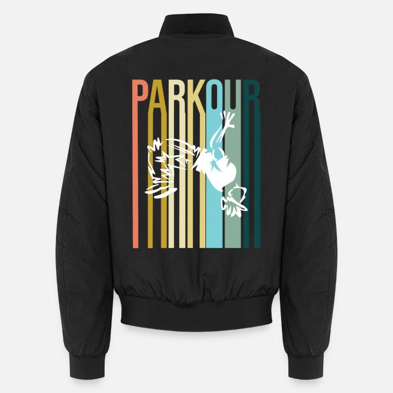 Parkour Rétro Bomber unisexe