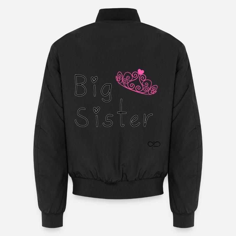 Big Sister - Unisex Bomber Jacket - black