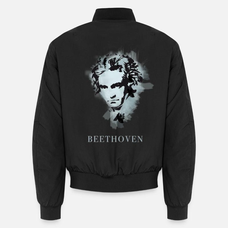 beethoven klassik musik komponist konzert taub pop Unisex Bomberjacke