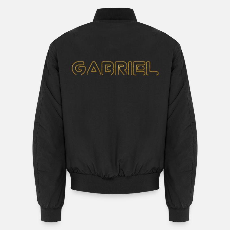 GABRIEL PRENOM SOUVENIR - Unisex Bomber Jacket - black