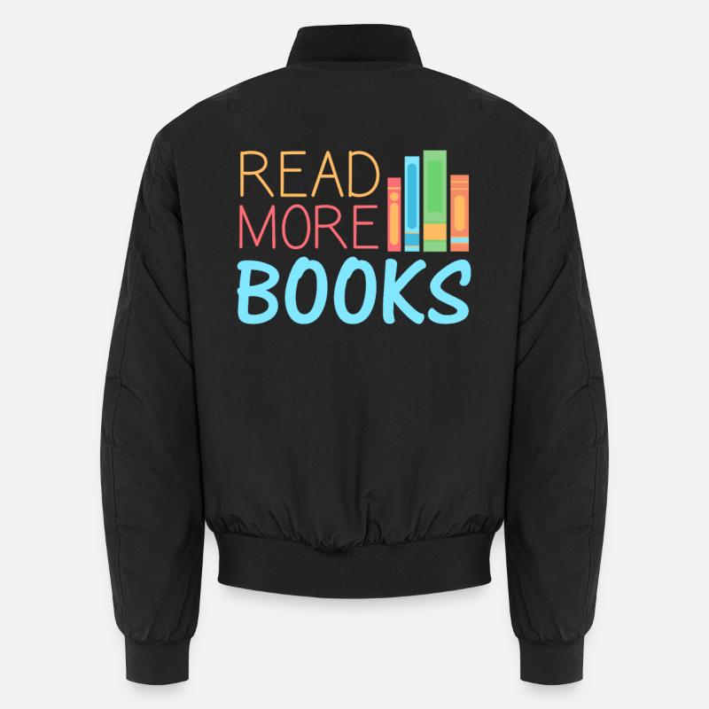 Bücher lesen Buch Unisex Bomberjacke