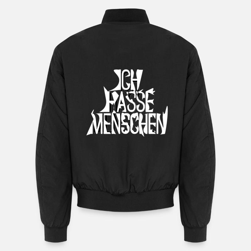 Je déteste les gens Bomber unisexe