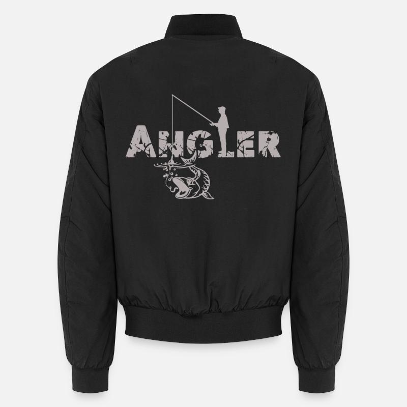 Angler fish fish gift Unisex Bomber Jacket