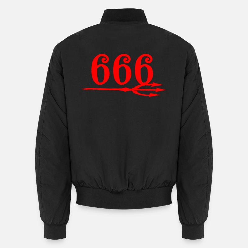666 Devils Trident Unisex Bomberjacke