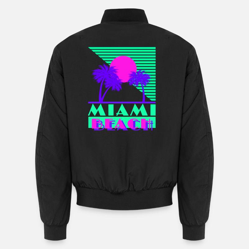 Miami Beach Green Bomber unisexe