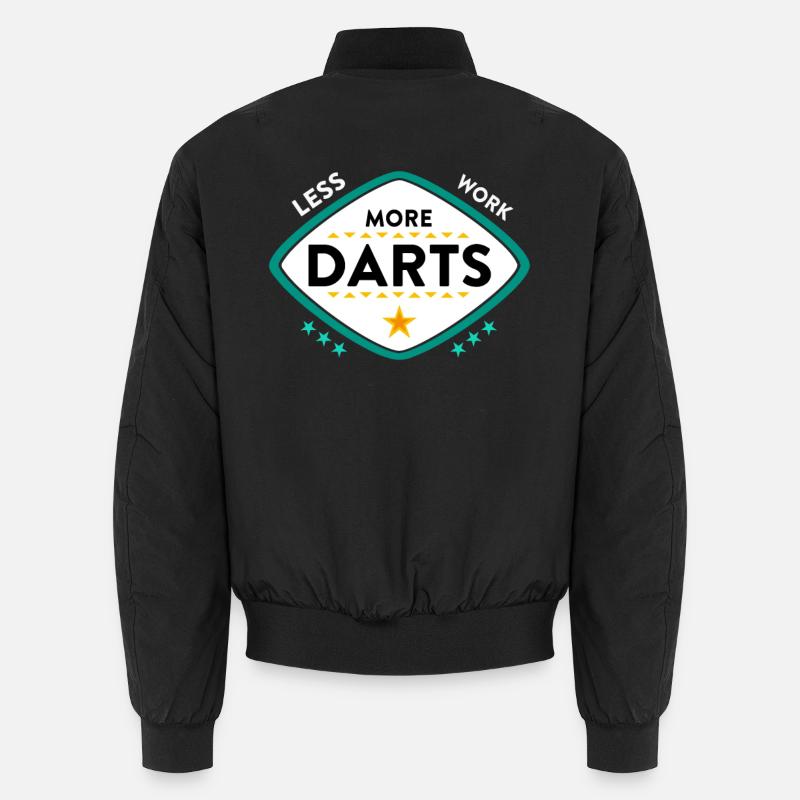 Darts - Unisex Bomber Jacket - black