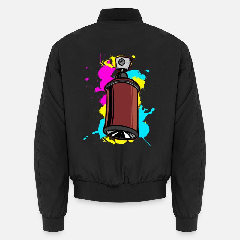 Spray de sommeil coloré avec design graffiti Bomber unisexe