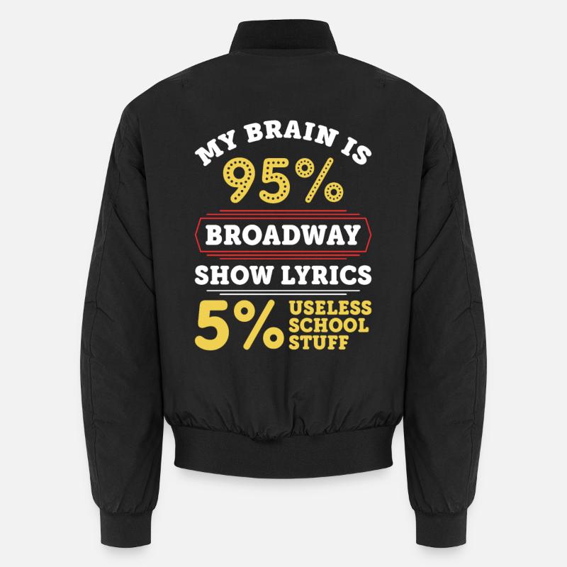 theatre - Unisex Bomber Jacket - black
