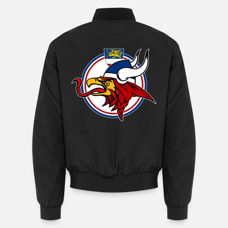 Viking Griffin Rostock - Conception - Bomber unisexe - noir