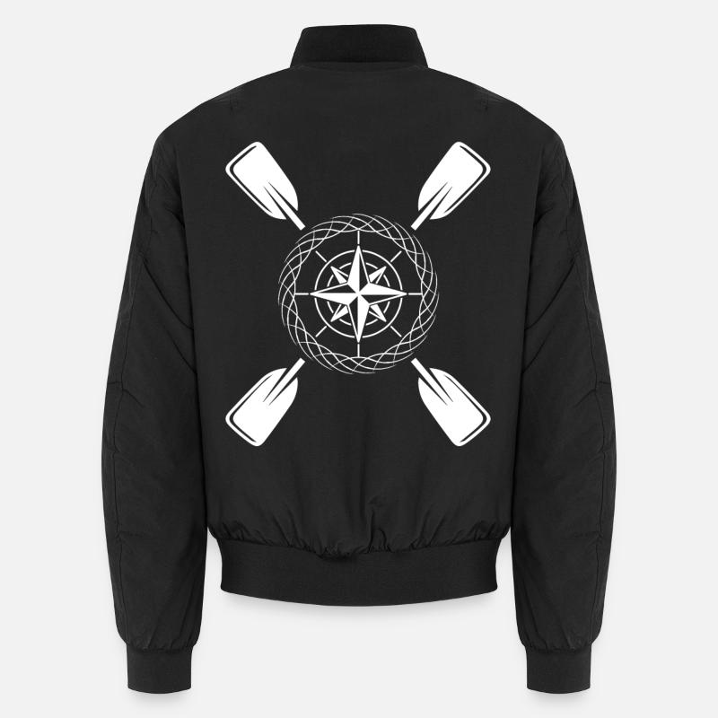 Kayak Paddle Compass Unisex Bomber Jacket
