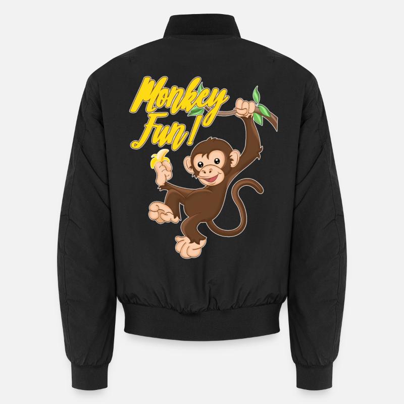 Singe Singe Amusant Singe Singe Bomber unisexe