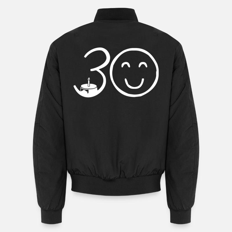 30th Birthday - Unisex Bomber Jacket - black