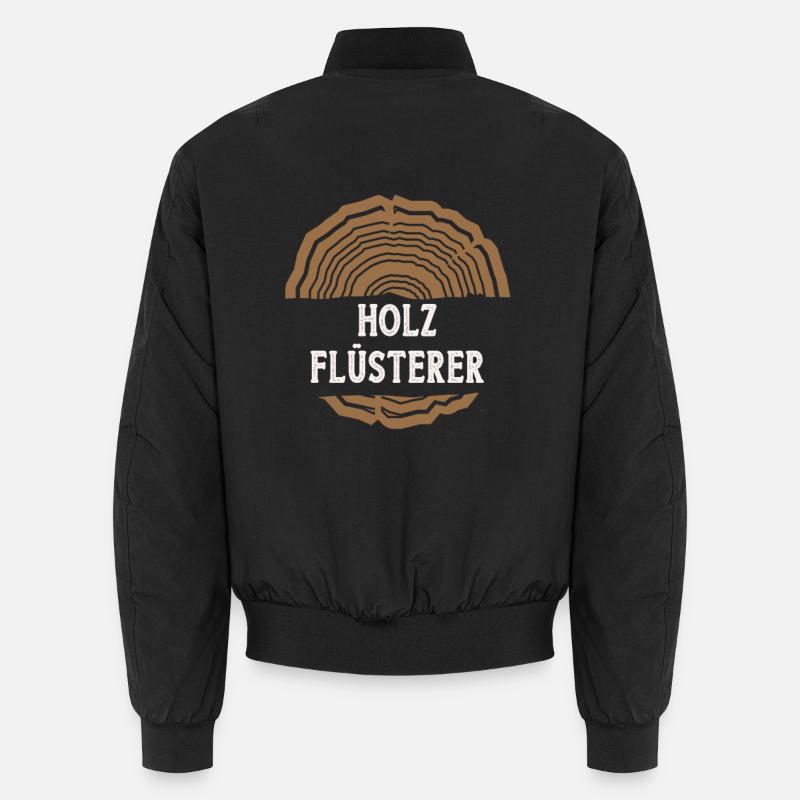 Holz Holz Flüsterer Unisex Bomberjacke
