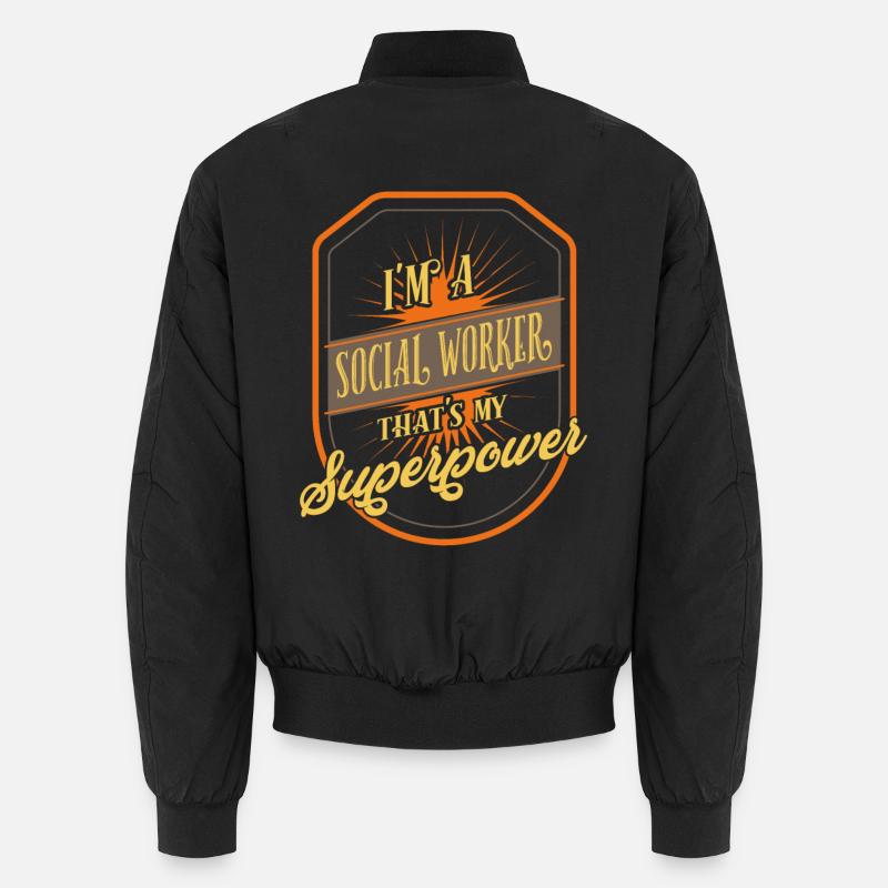 Sozialarbeiter Unisex Bomberjacke