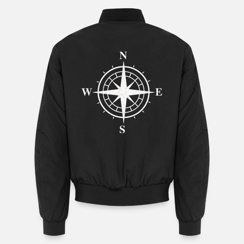 boussole - Bomber unisexe - noir