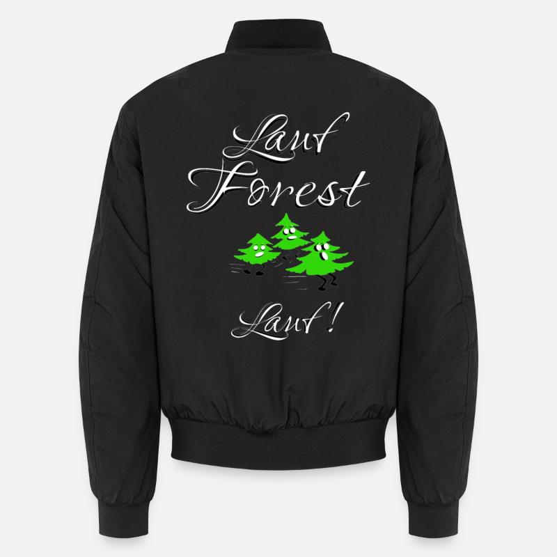 Run Forrest Run! Design de noël Bomber unisexe
