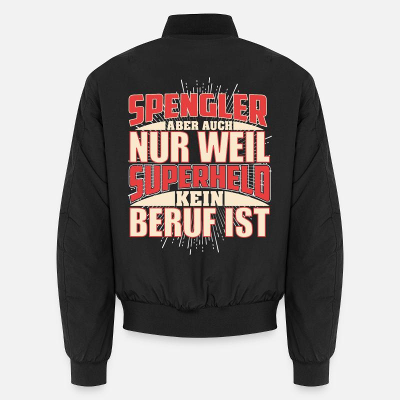 Spengler Superheld Unisex Bomberjacke