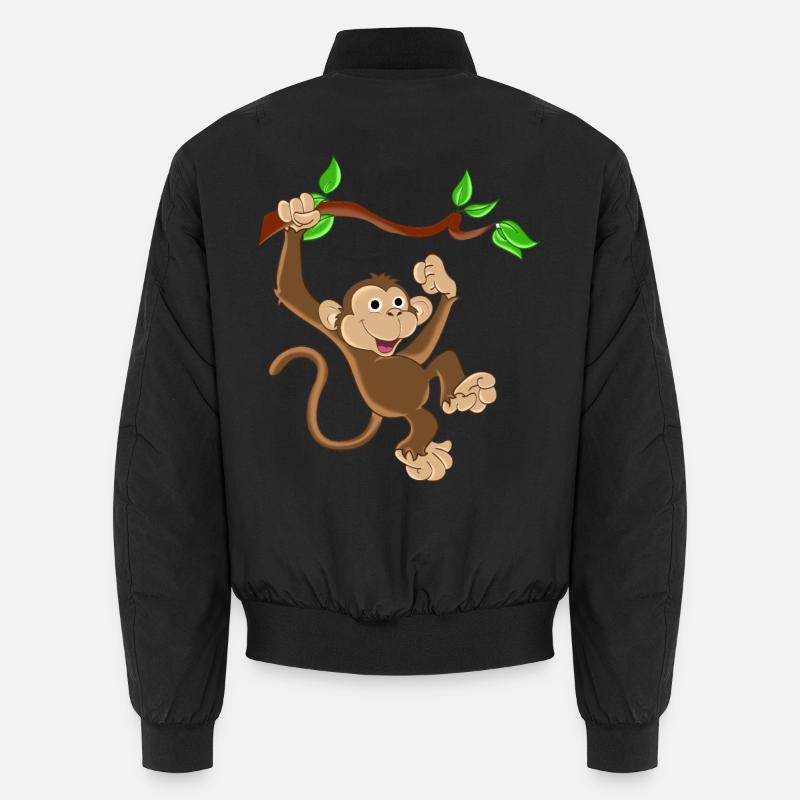 Drôle de singe Bomber unisexe