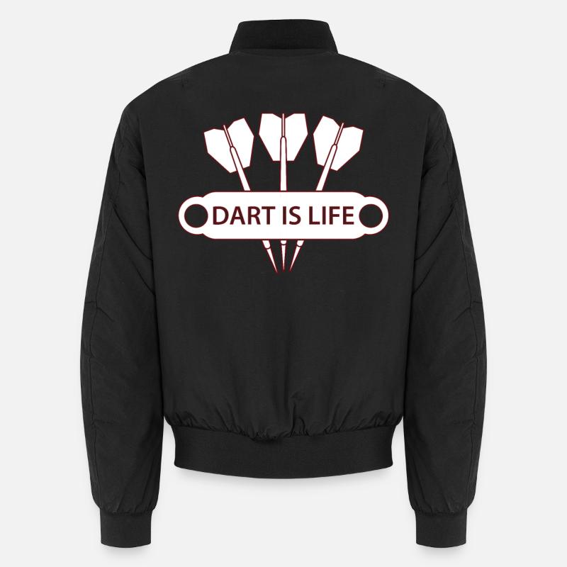 Logo Dart est la Vie de Dart Bomber unisexe