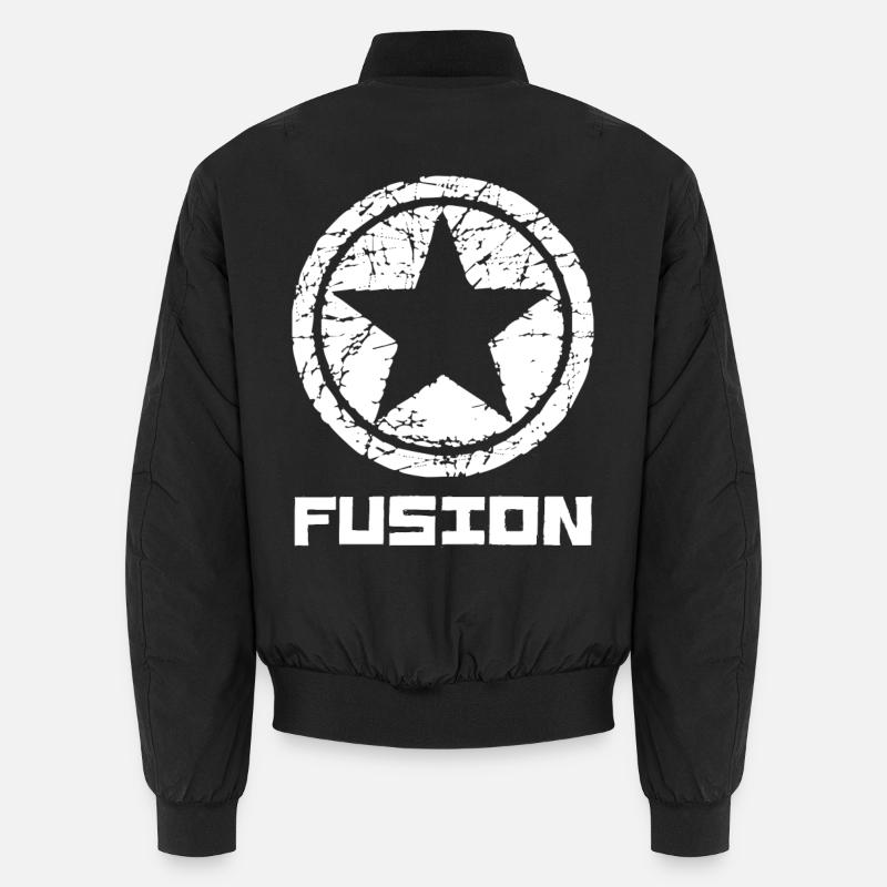 Fusion - Unisex Bomberjacke - Schwarz