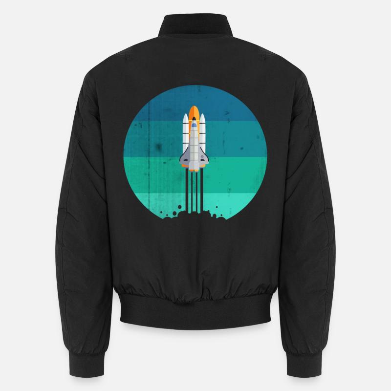 Lancement d'une fusée spatiale Bomber unisexe