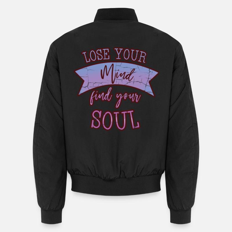Meditation - Unisex Bomberjacke - Schwarz